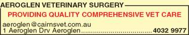 Aeroglen Veterinary Surgery - VETS Brisbane 1