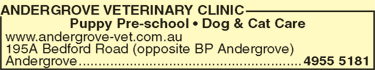 Andergrove Veterinary Clinic - VETS Brisbane 4