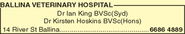 Ballina Veterinary Hospital - VETS Brisbane 7