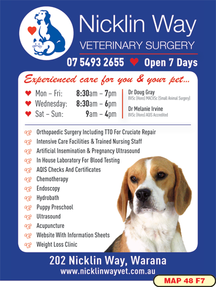 Nicklin Way Veterinary Surgery - VETS Brisbane 2